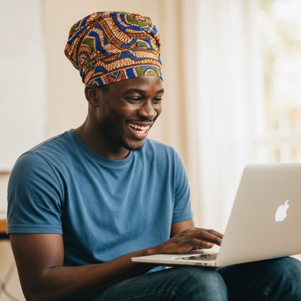 Student checking exam results